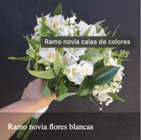 Ramos de novia y decoración floral Bloomingday Flowers
